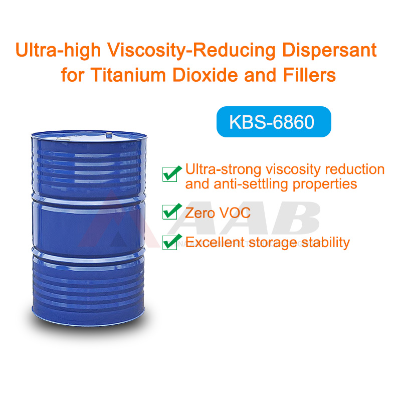 Ultra-high Viscosity-Reducing Dispersant for Titanium Dioxide and Fillers